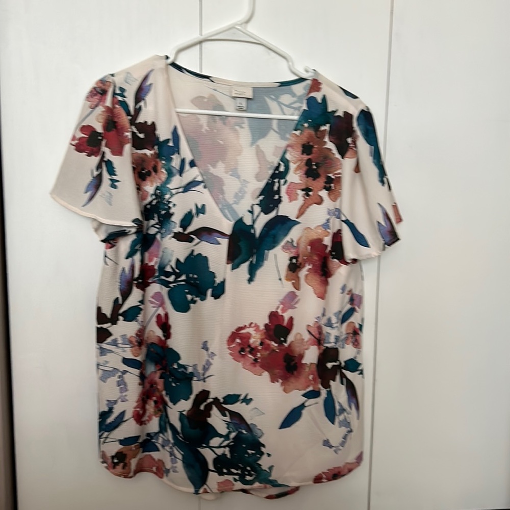 A New Day Floral Blouse